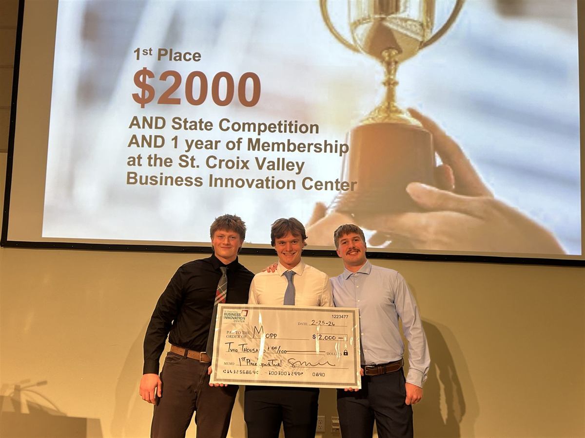 The Mopp Cleaning founders in River Falls, Wisconsin